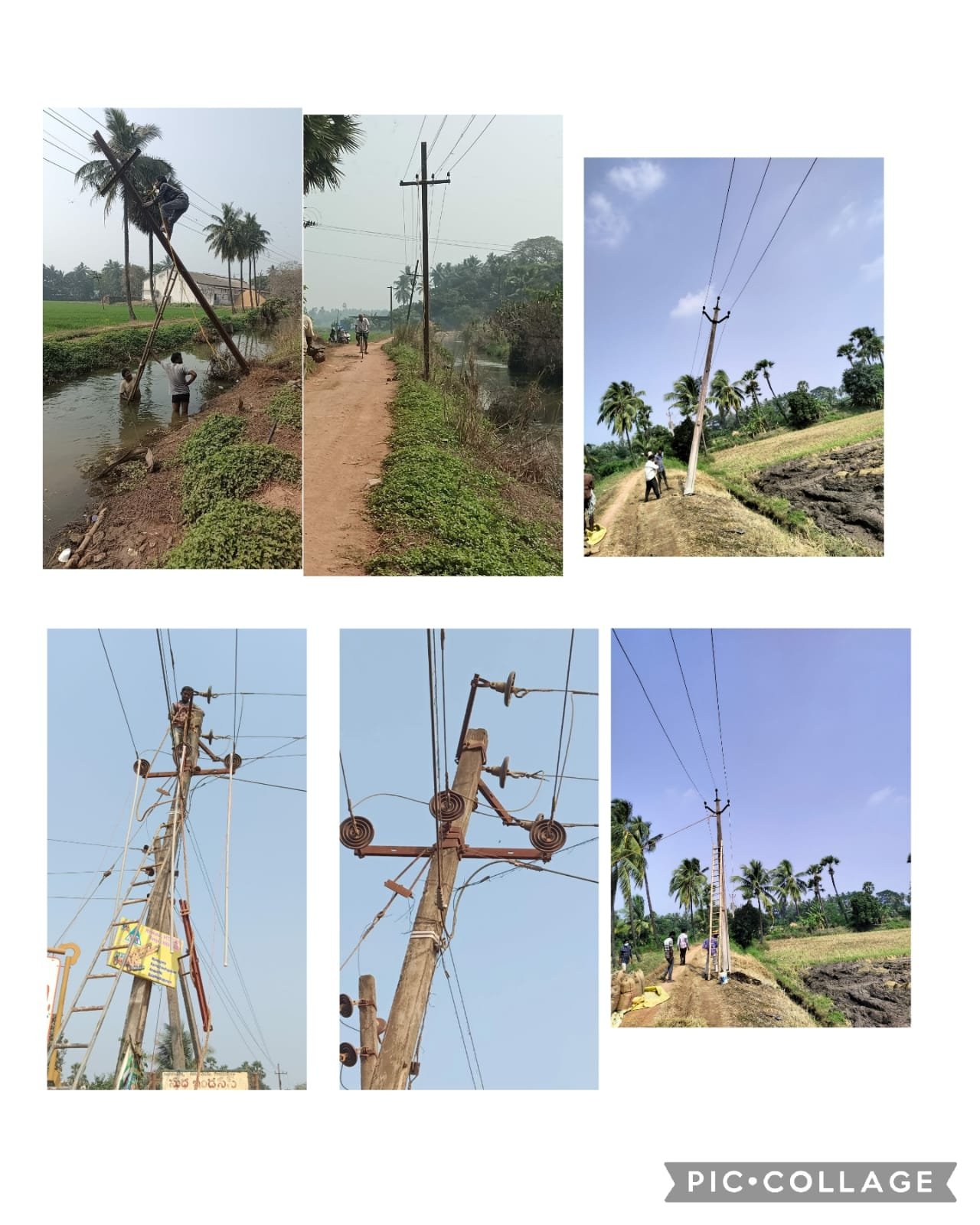 Helping by pole